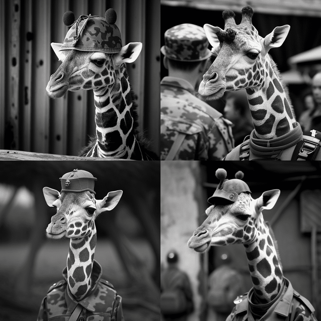 allyourfeeds_a_giraffe_wearing_a_military_outfit_Tri-X_400_b6960170-24f5-4aa4-aa3e-f25f64a13d38